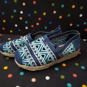 BOBs Memory Foam Platform Espadrille